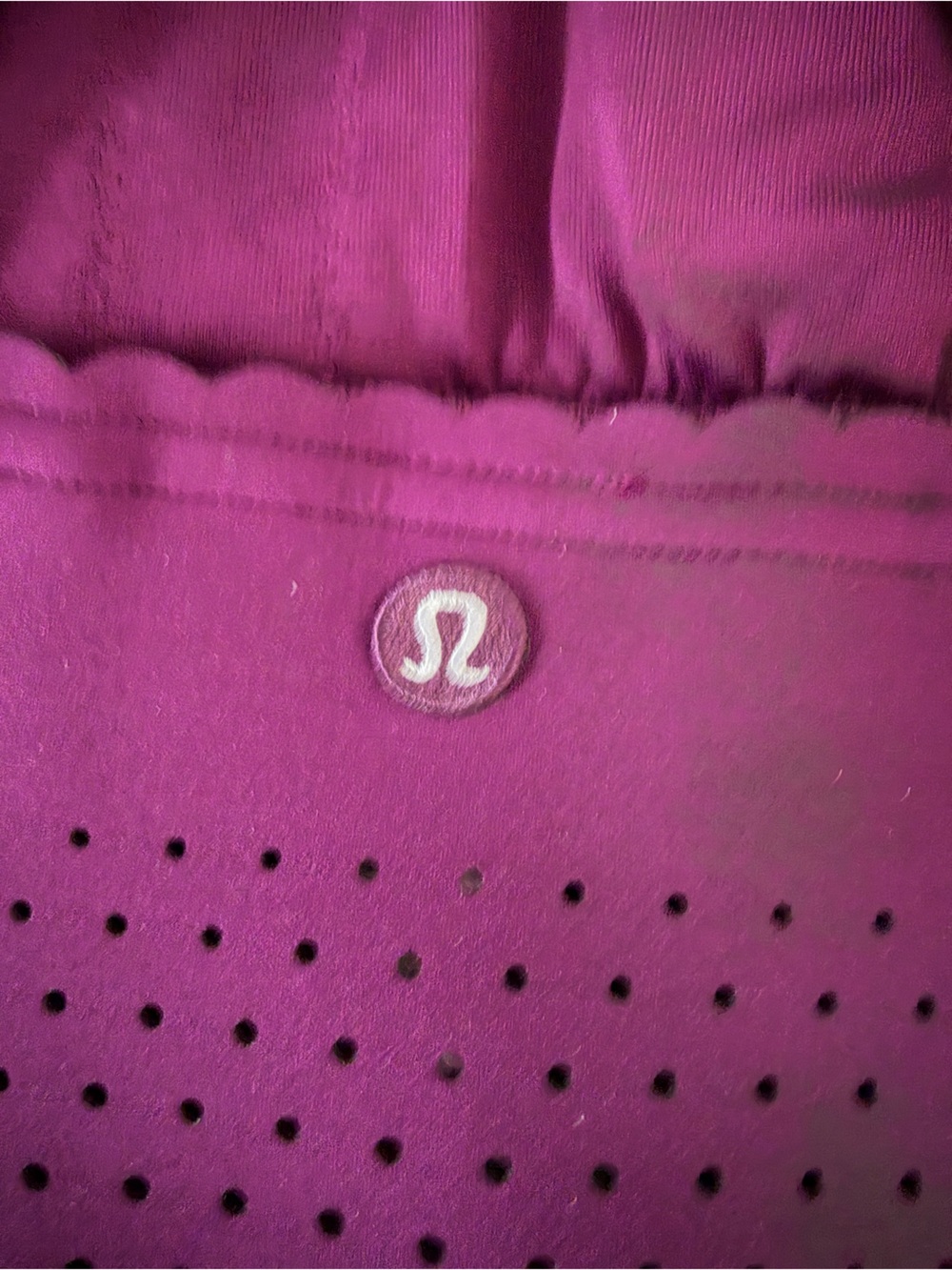 Lululemon Ventilated Tennis Tank Small NWT Ultra Plum - Picture 4 of 5